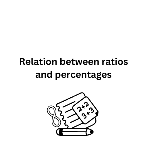 Relation between ratios and percentages 